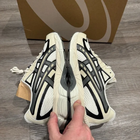 ASICS Gel-NYC 2055 Pale Oak Truffle Grey Athletic Running Sneakers